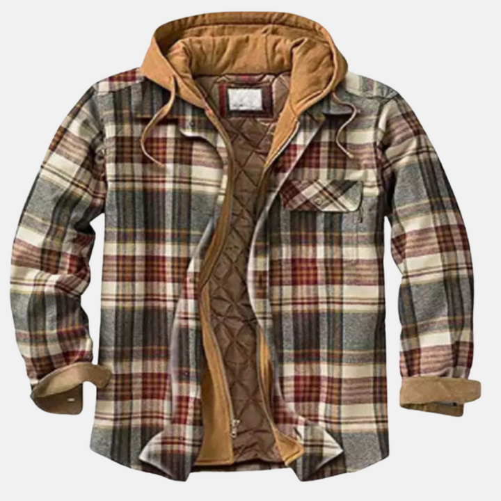 Harlan | Rugged Hooded Plaid Jacket