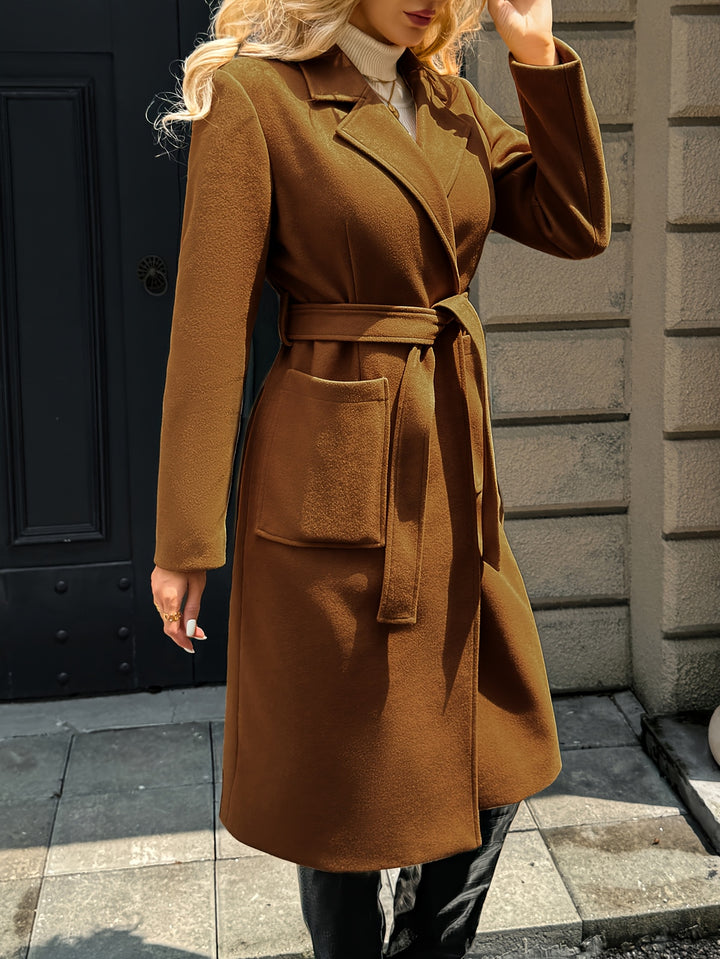 Lydia | Belted Longline Coat