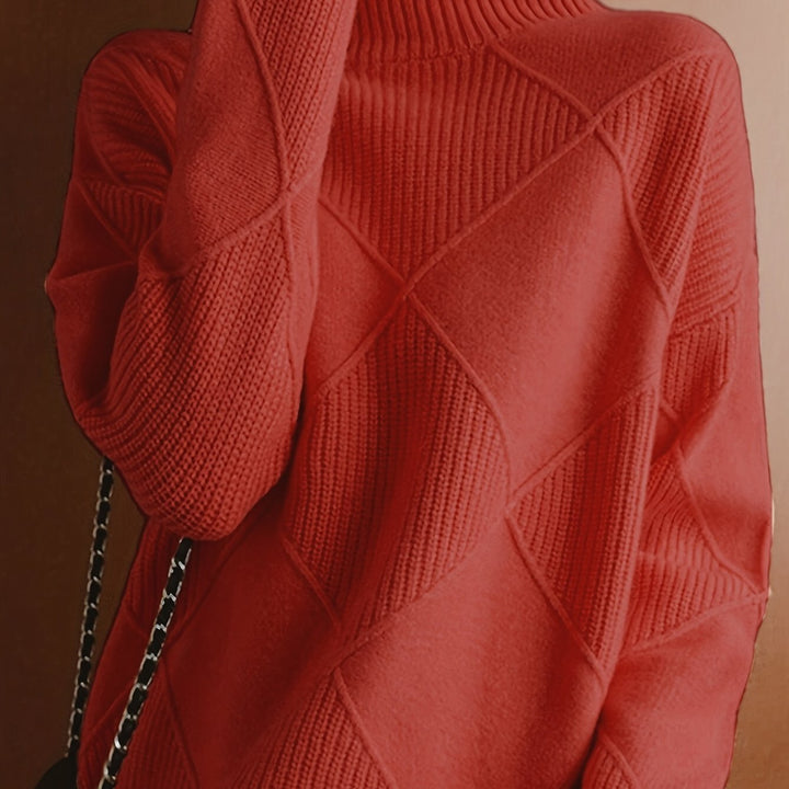 Cornelia | Cozy Textured Turtleneck Sweater