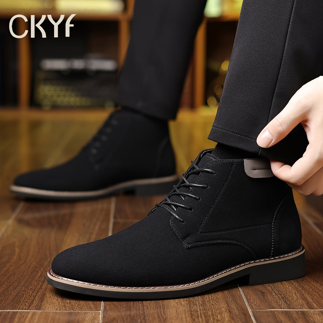 Harrington | Refined Lace-Up Ankle Boots