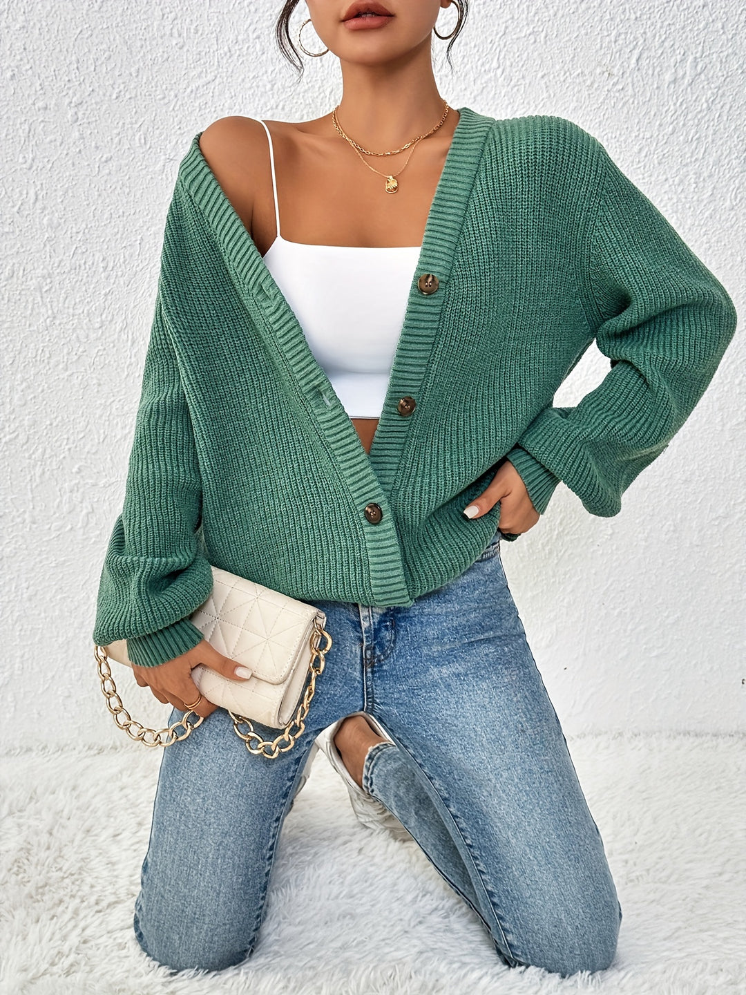 Marlowe | Chunky-Knit Button Cardigan