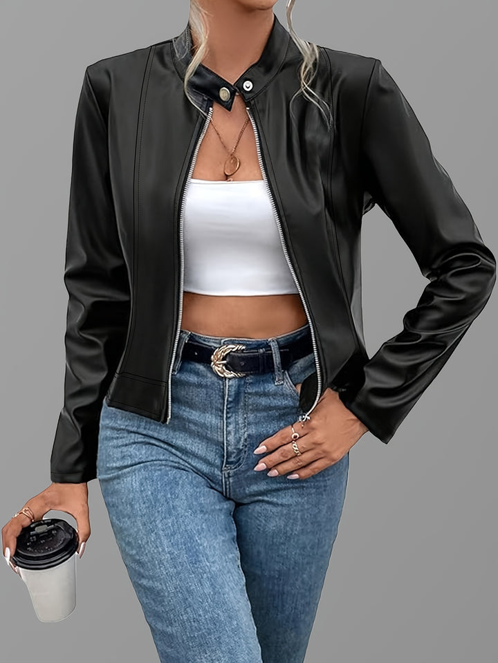 Louisa | Sleek Zip-Front Jacket