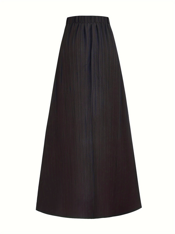 Diane | Button-Front A-Line Maxi Skirt