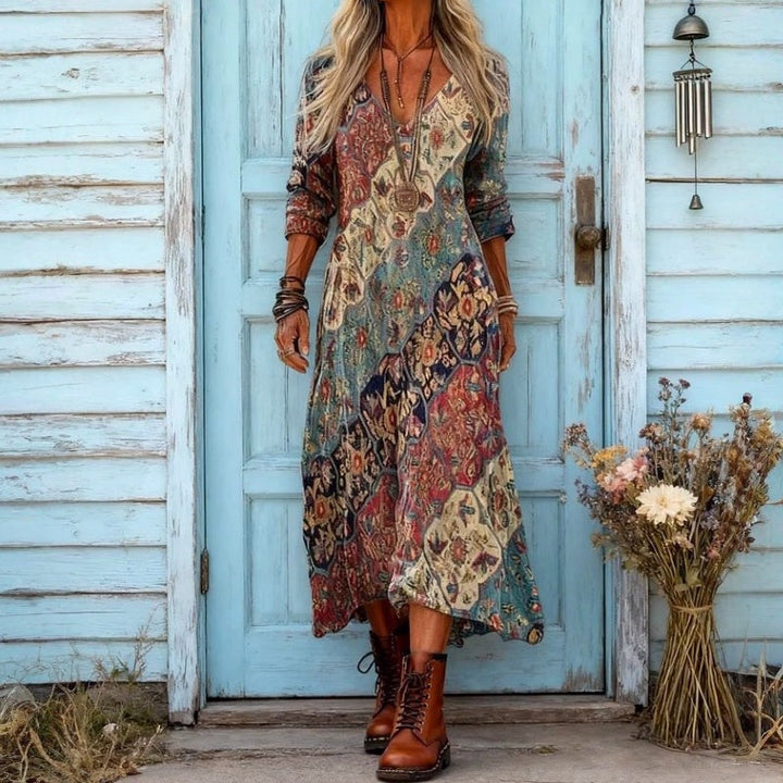 Blythe | Bohemian Flowing Maxi Dress