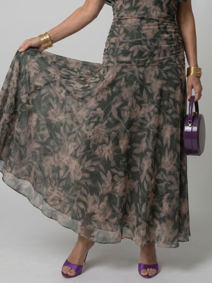 Delilah | Off-Shoulder Flowing Midi Dress