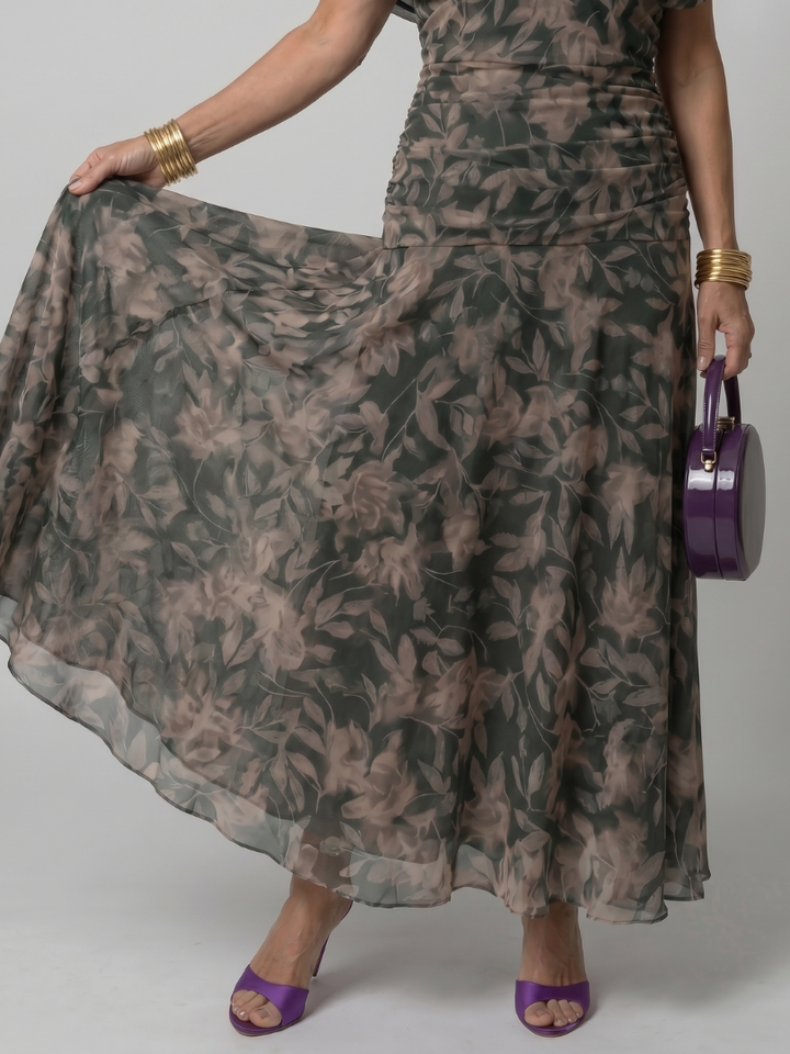 Delilah | Off-Shoulder Flowing Midi Dress