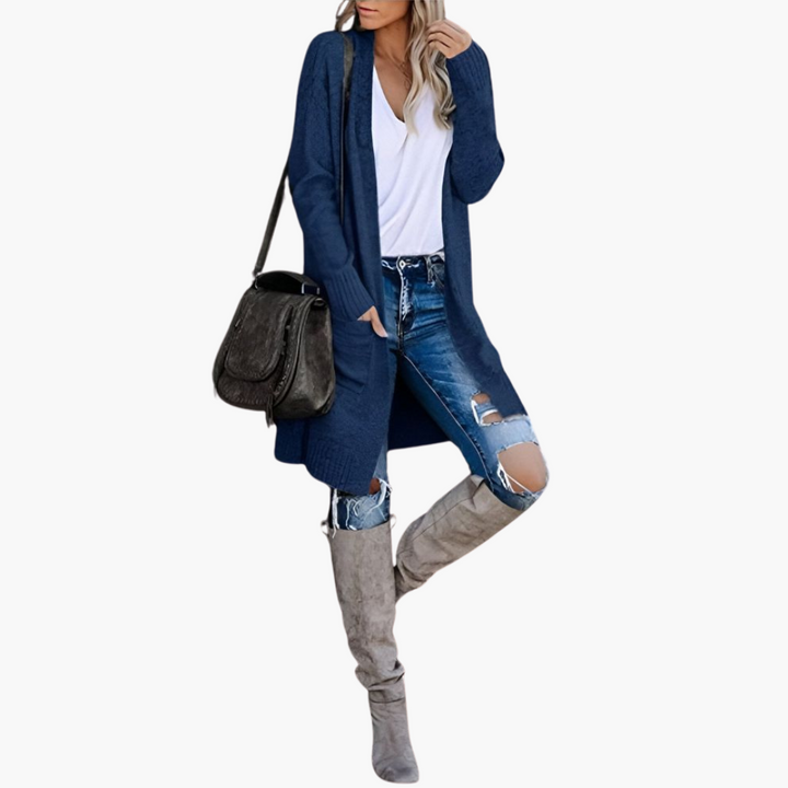 Anthea | Longline Pocketed Cardigan