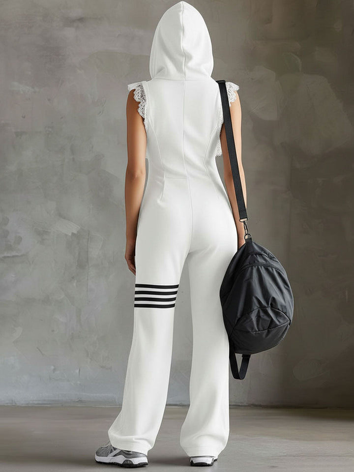 Renata | Sporty Hooded Jumpsuit