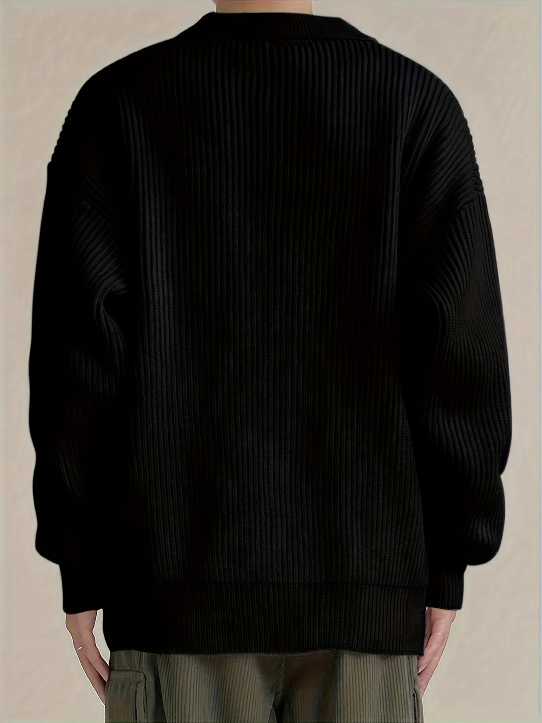 Oliver | Ribbed Collared Cardigan