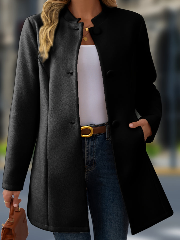 Brooke | Refined Stand-Collar Coat