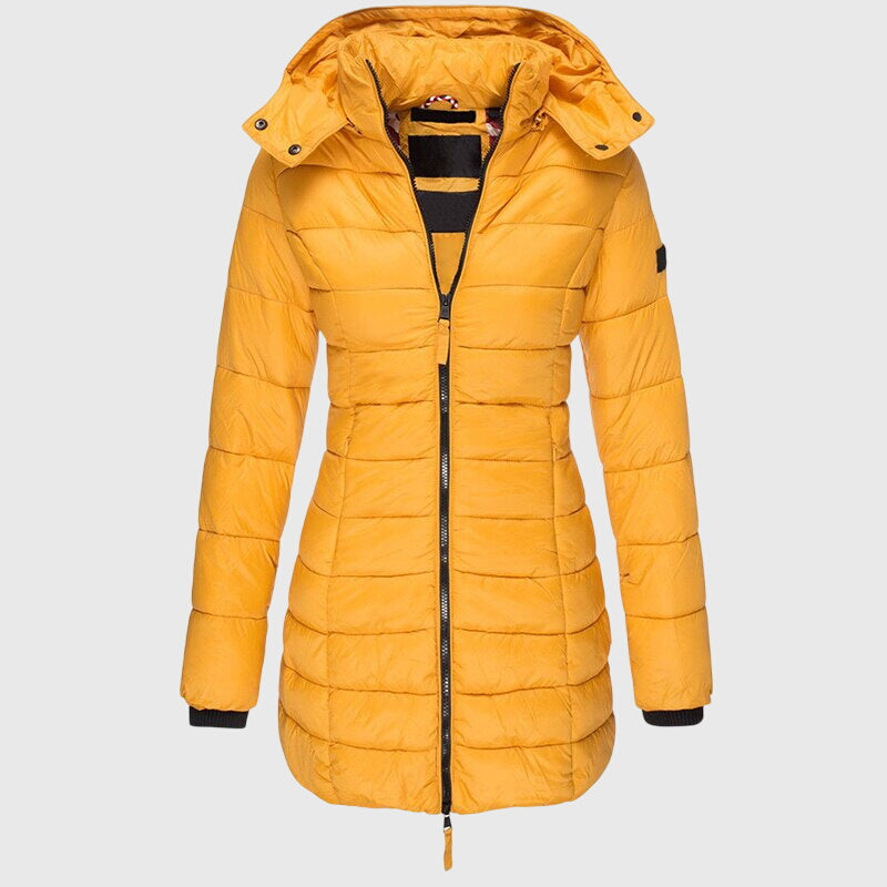 Maureen | Longline Hooded Puffer Coat