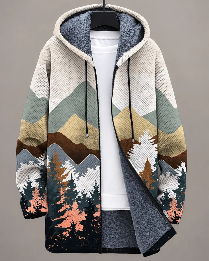 Hudson | Artful-Print Hooded Jacket