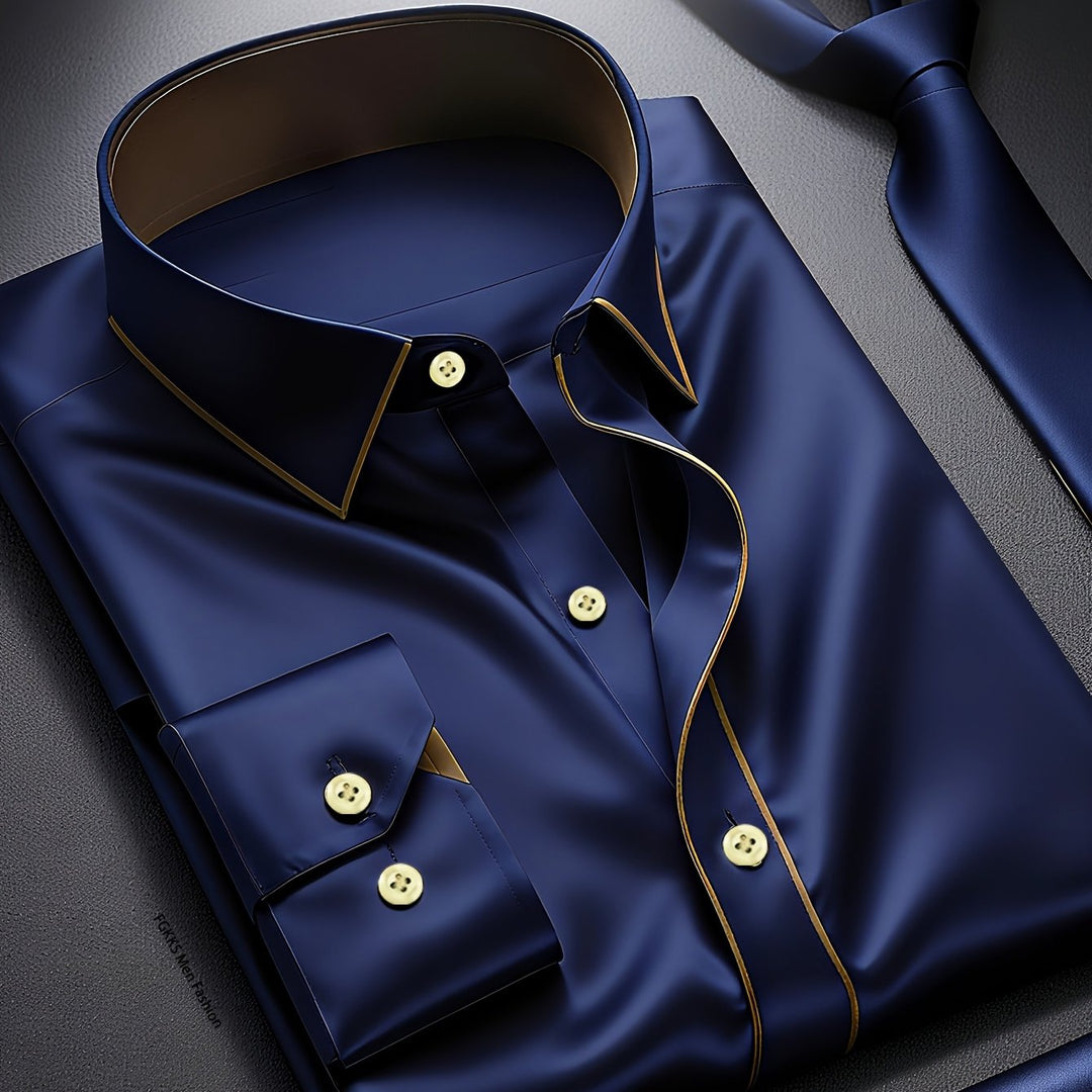 Vance | Men's Slim Fit Long Sleeve Dress Shirt
