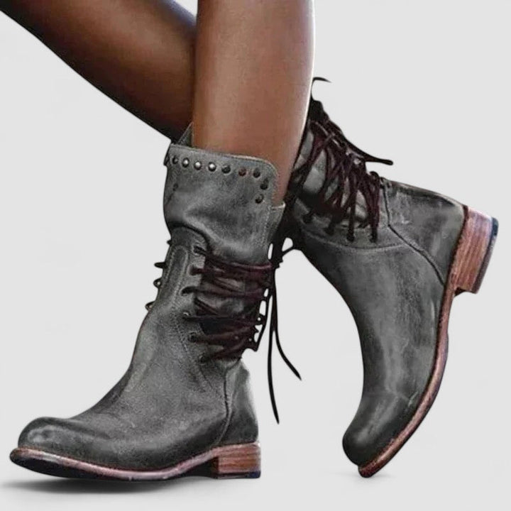 Everly | Lace-Up Western Boots