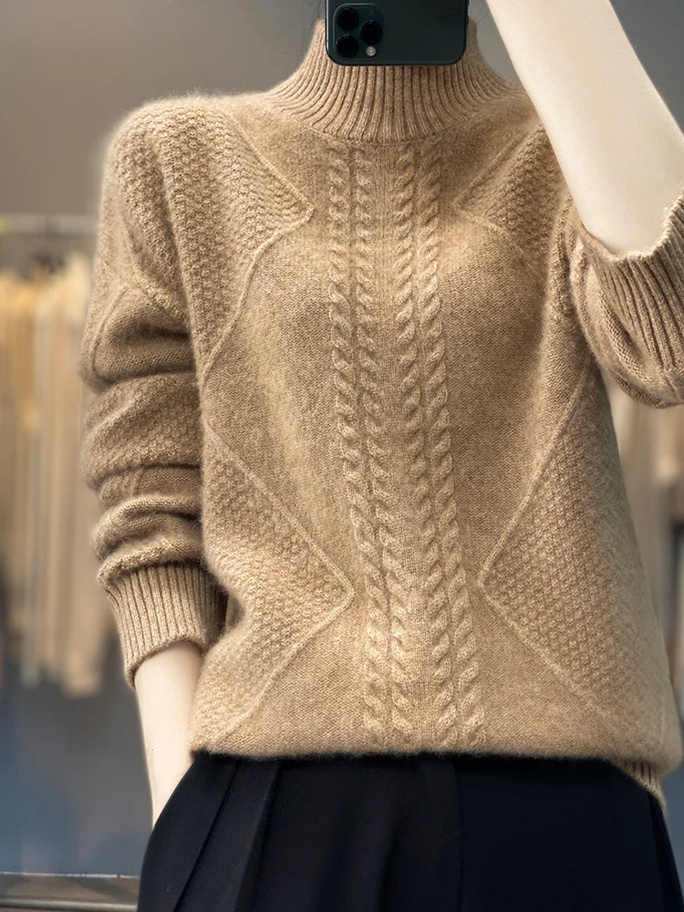 Talia | Cozy Mock-Neck Sweater