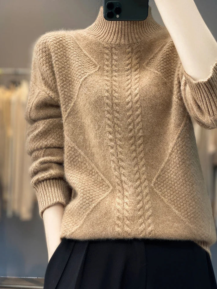 Talia | Cozy Mock-Neck Sweater