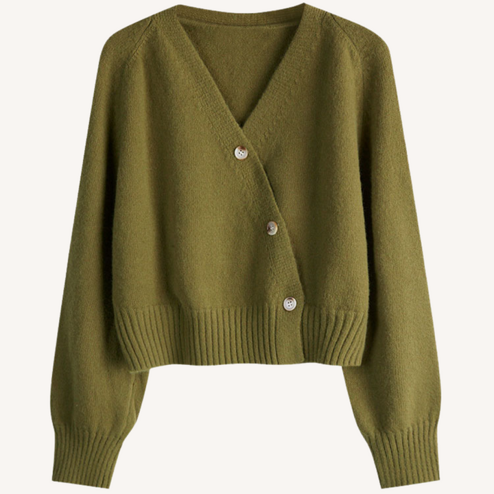 Carolyn | V-Neck Buttoned Cardigan