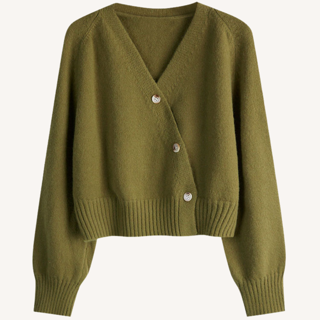 Carolyn | V-Neck Buttoned Cardigan
