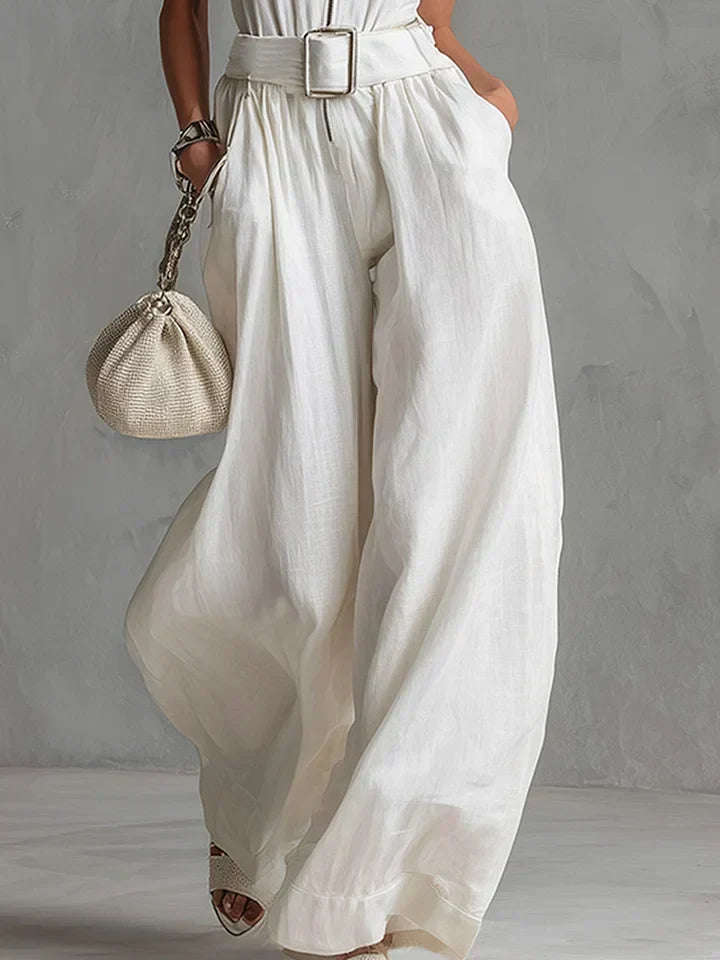 Camryn | Belted Wide-Leg Jumpsuit