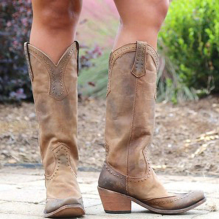 Claudette | Timeless Western Tall Boots