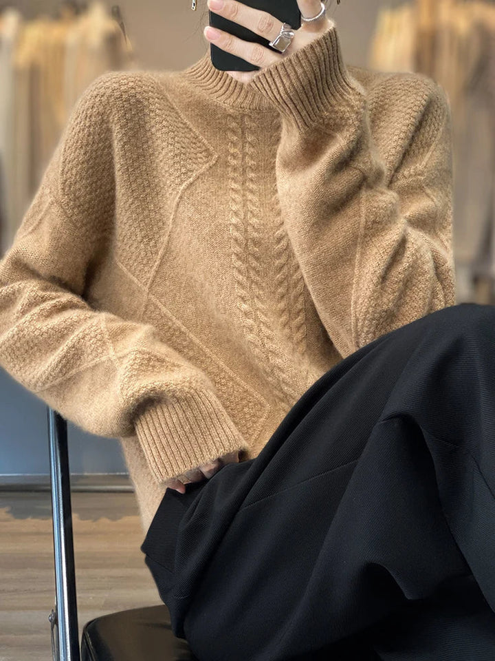 Talia | Cozy Mock-Neck Sweater