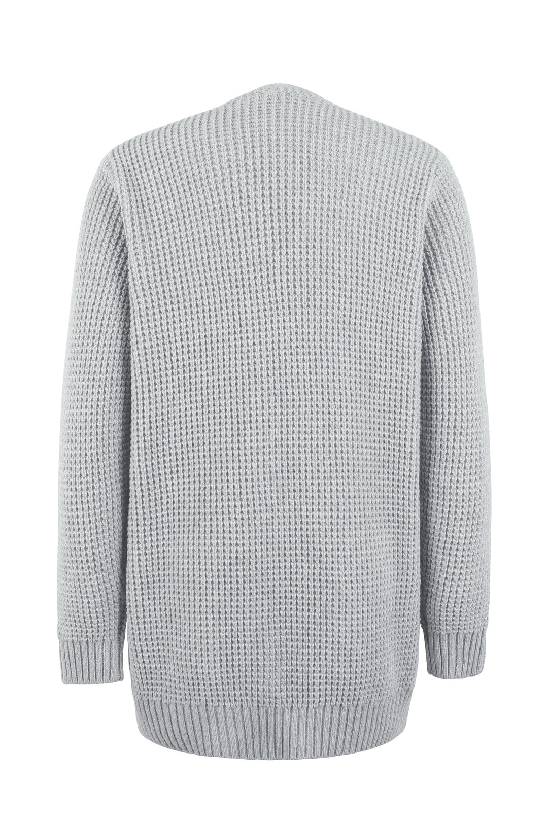Theodora | Waffle-Knit Open Cardigan