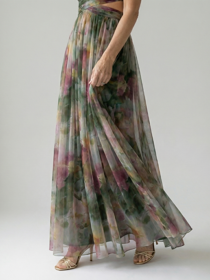 Sabrina | Flowing Cutout Maxi Dress