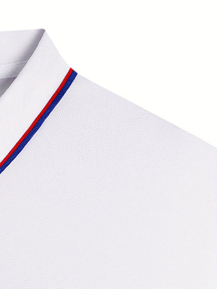 Vincent | Classic Tipped-Collar Polo Shirt