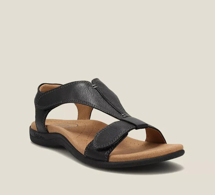 Diane | Women's Orthopedic T-Strap Leather Sandals