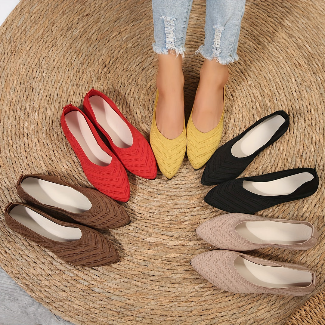 Diane | Pointed-Toe Ballet Flats
