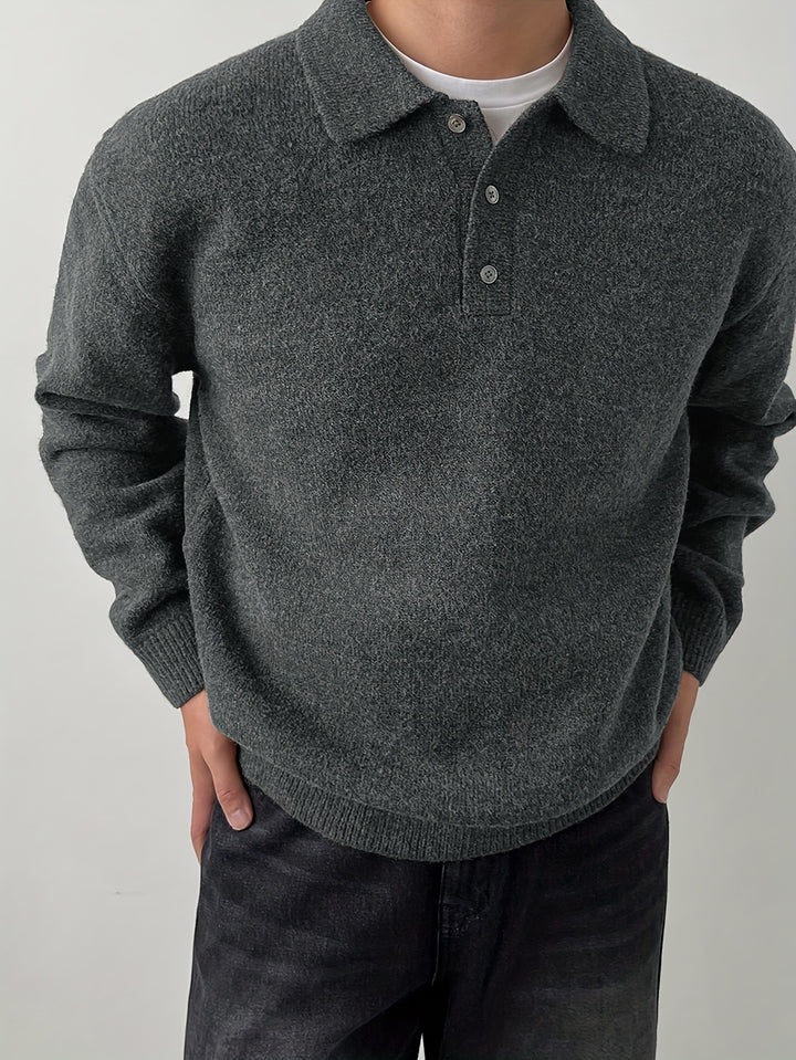 Sullivan | Refined Polo-Collar Sweater