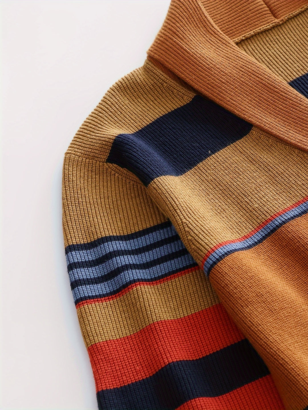 Malcolm | Striped Button-Front Cardigan