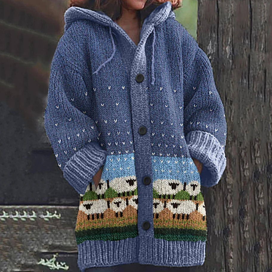 Selma | Cozy Hooded Cardigan