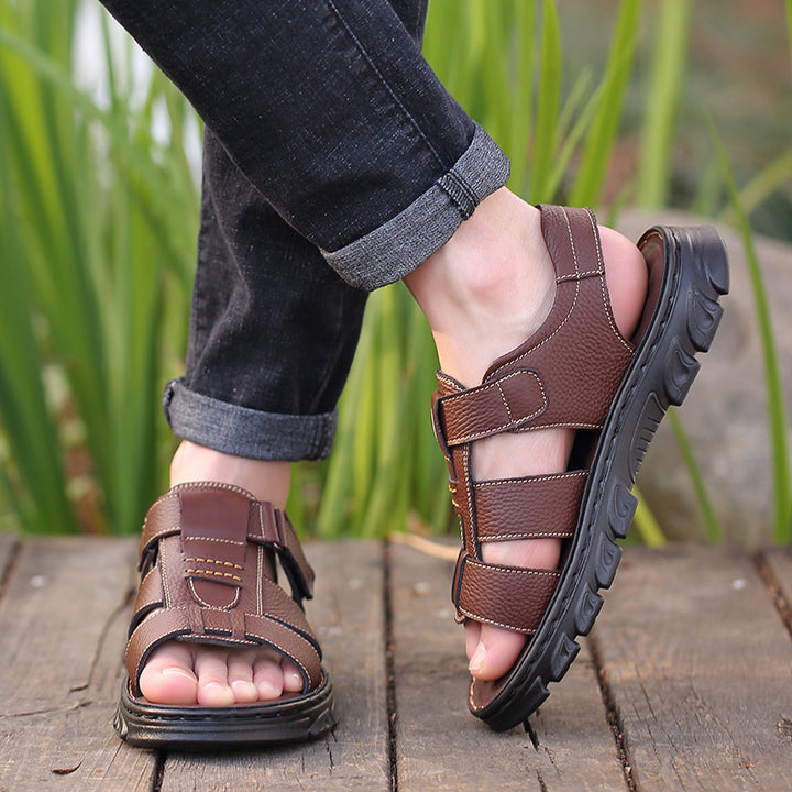 Brecken | Men's Fisherman Cut-Out Outdoor Sandal