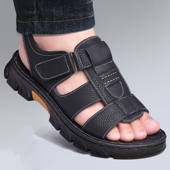 Brecken | Men's Fisherman Cut-Out Outdoor Sandal