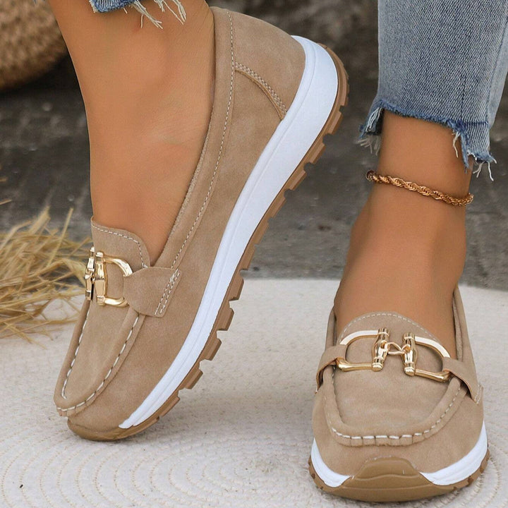 Louisa | Buckle-Detail Comfort Loafers