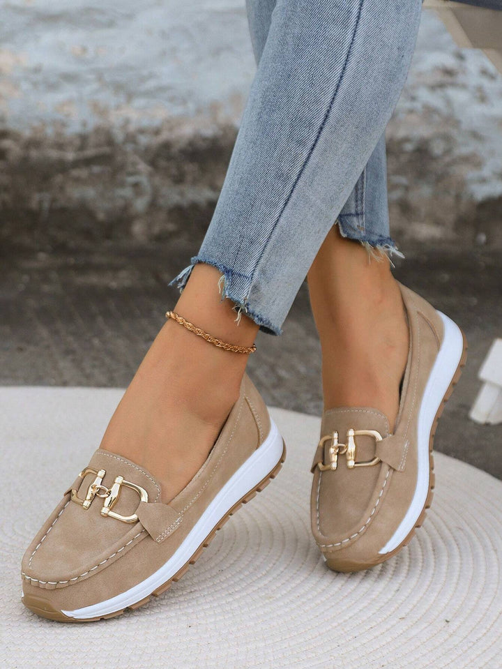 Louisa | Buckle-Detail Comfort Loafers