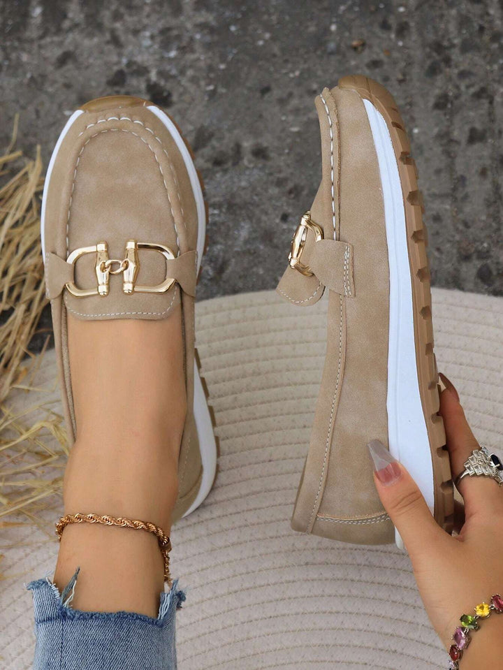 Louisa | Buckle-Detail Comfort Loafers