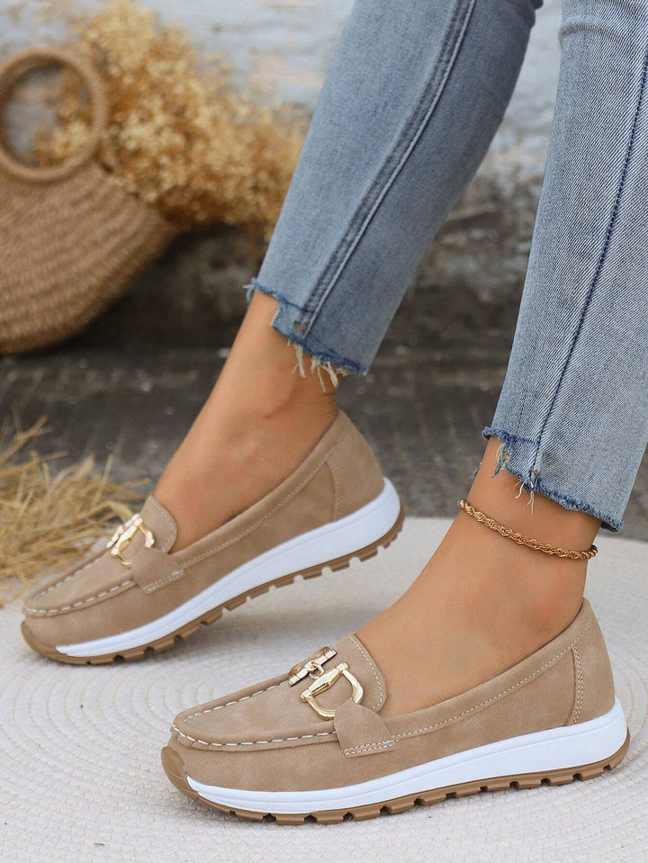 Louisa | Buckle-Detail Comfort Loafers