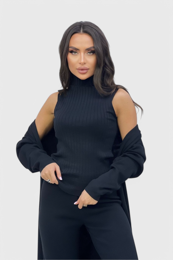 Camille | Refined Three-Piece Knit Set