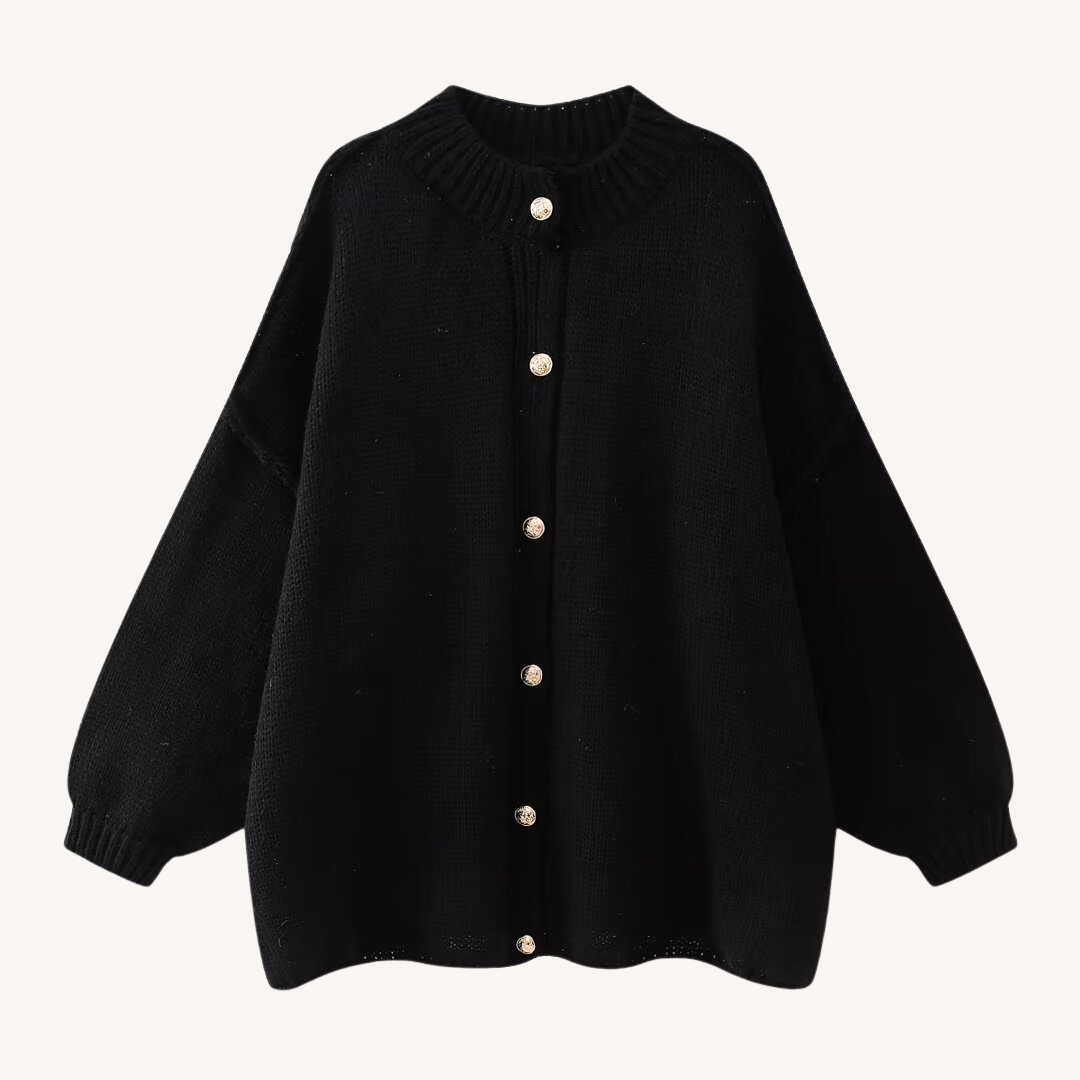 Maren | Chunky Knit Button Cardigan