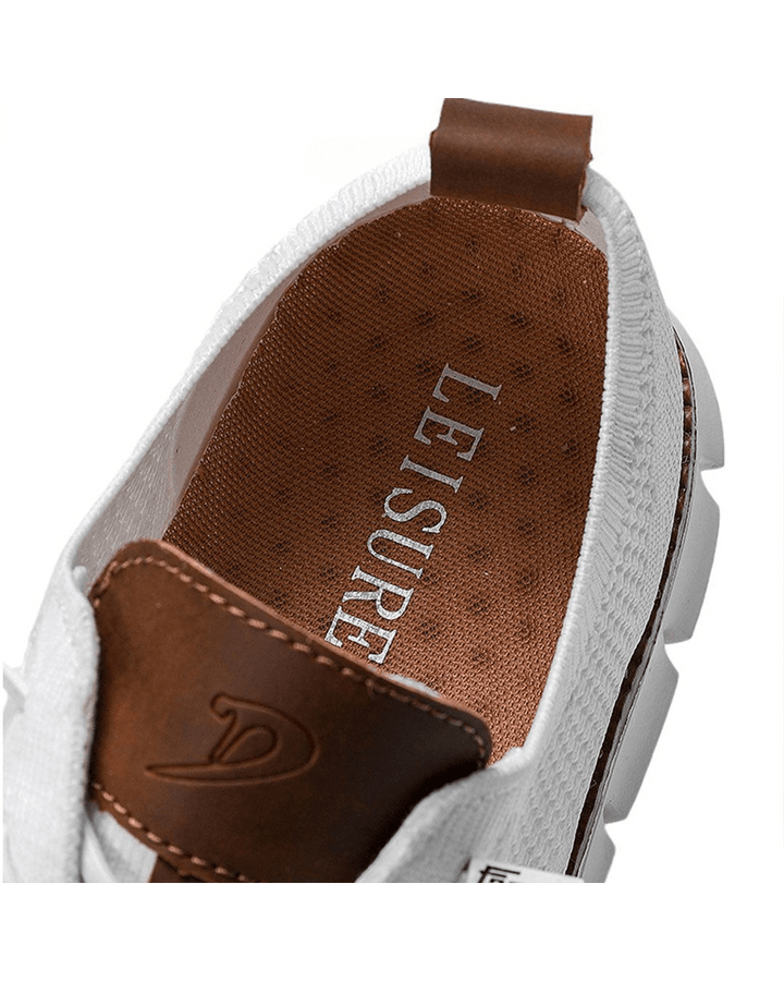 Cole | Men's Breathable Knit Lace-Up Sneakers