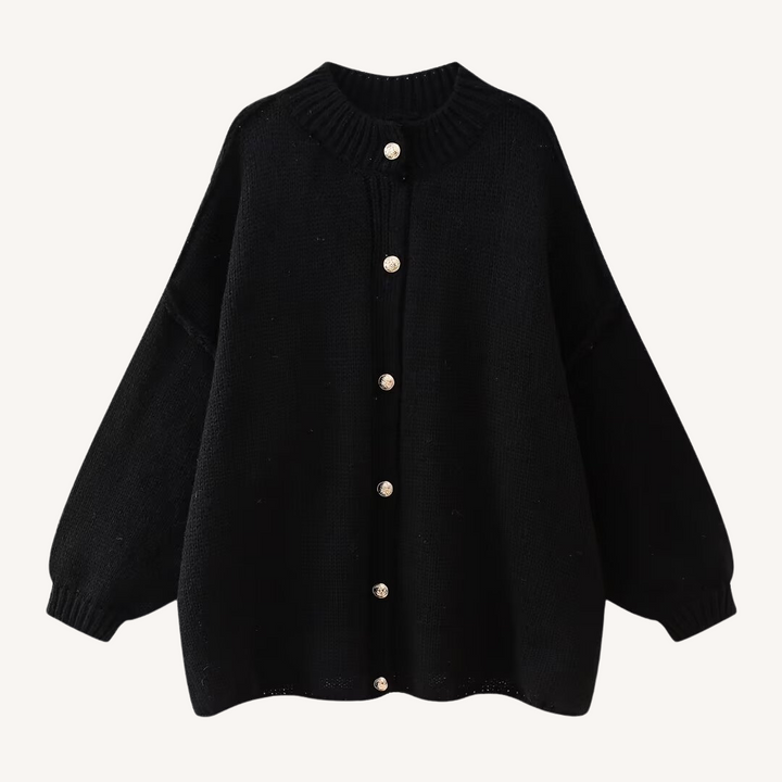 Philippa | Relaxed Button-Front Cardigan