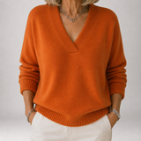 Rosalie | Ribbed V-Neck Sweater