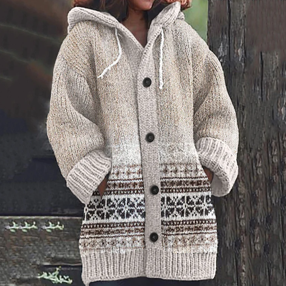 Adaline | Nordic Hooded Cardigan