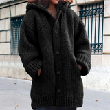 Odile | Cozy Hooded Knit Cardigan