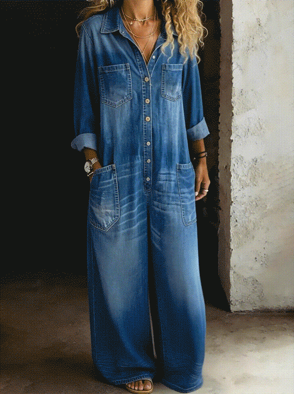Talia | Relaxed Wide-Leg Jumpsuit