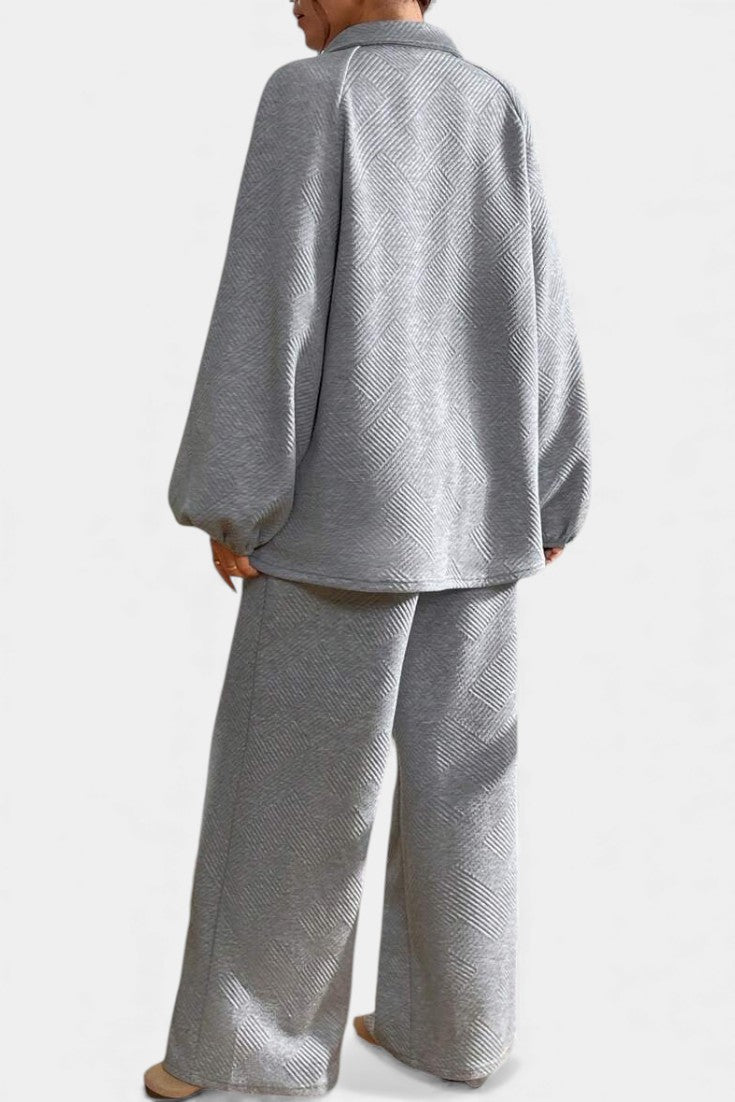 Carolyn | Relaxed Textured Two-Piece Set