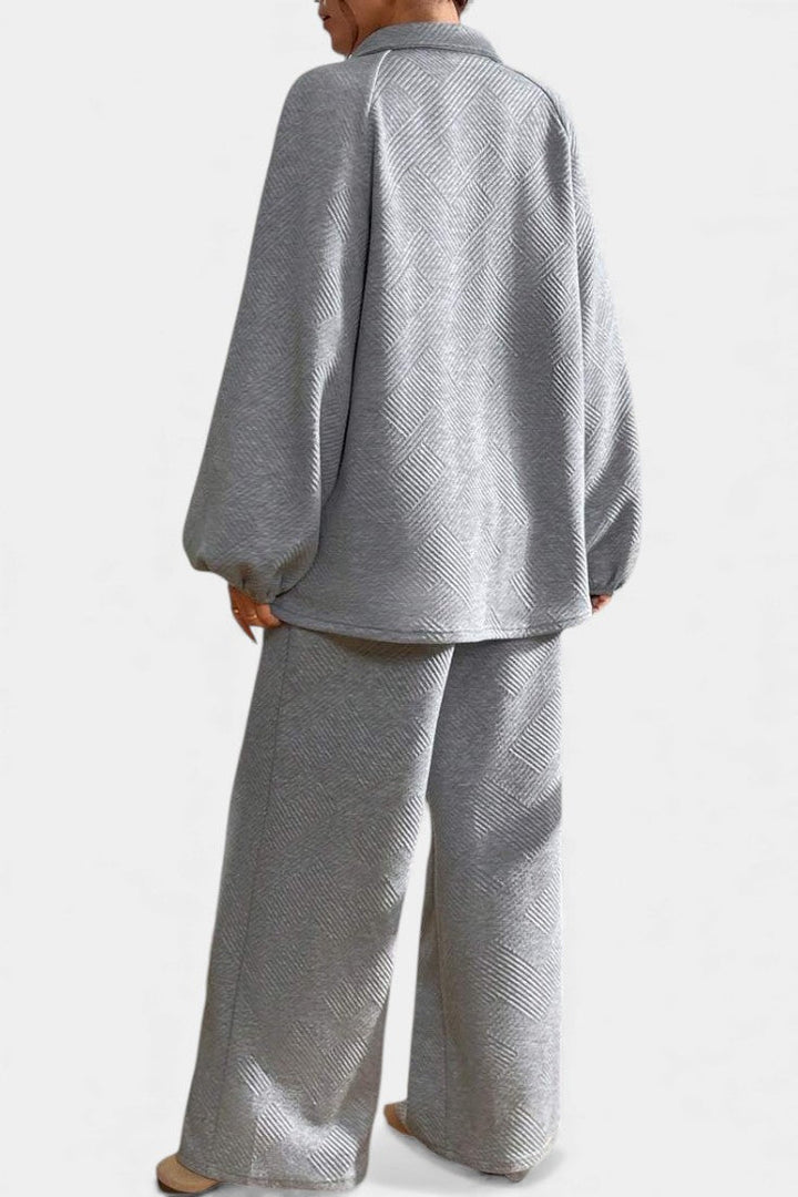 Carolyn | Relaxed Textured Two-Piece Set