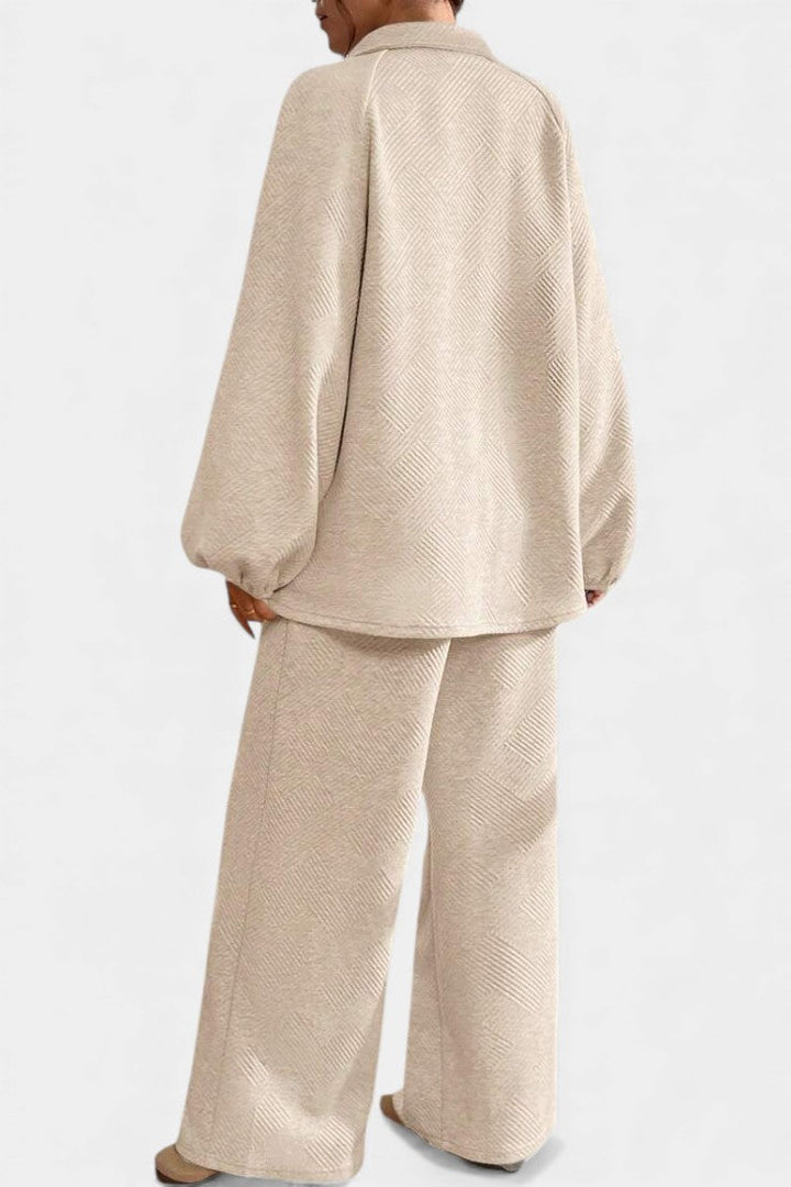 Carolyn | Relaxed Textured Two-Piece Set